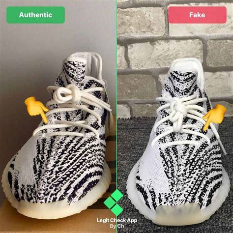 adidas zebra yeezy real vs fake|how to legit check yeezys.